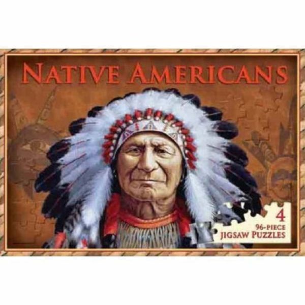 Cover Art for 9781741785203, Native Americans Deluxe Jigsaw Book (Deluxe Jigsaw Books): 4 96-piece Jigsaw Puzzles (Deluxe Jigsaw Books) by Brimax