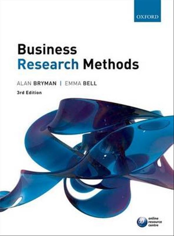 Cover Art for 9780199583409, Business Research Methods by Alan Bryman