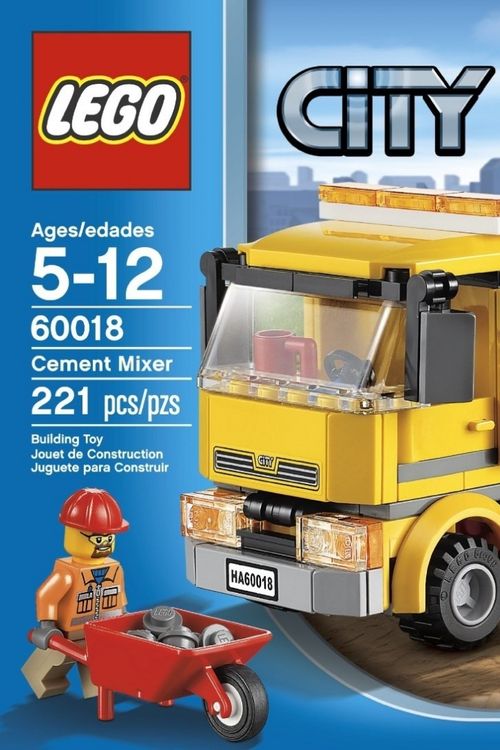 Cover Art for 0673419187145, Cement Mixer Set 60018 by LEGO