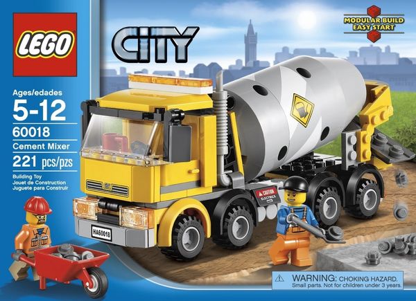Cover Art for 0673419187145, Cement Mixer Set 60018 by LEGO
