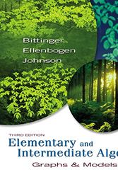 Cover Art for 9780321422408, Elementary and Intermediate Algebra: Graphs and Models by David Ellenbogen and Marvin L. Bittinger and Barbara Johnson
