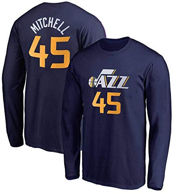Cover Art for 0193775620761, Outerstuff NBA Youth Game Time Team Color Player Name and Number Long Sleeve Jersey T-Shirt, Boys, Donovan Mitchell Utah Jazz, X-Large 18/20 by Outerstuff