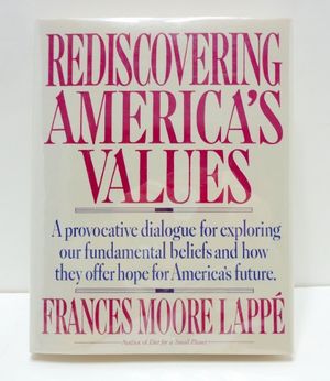 Cover Art for 9780345320407, Rediscovering America's Values by Frances Moore Lappe