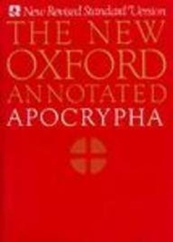 Cover Art for 9780195283686, Apocrypha: New Revised Standard Version New Oxford Apocrypha by Bruce M. Metzger