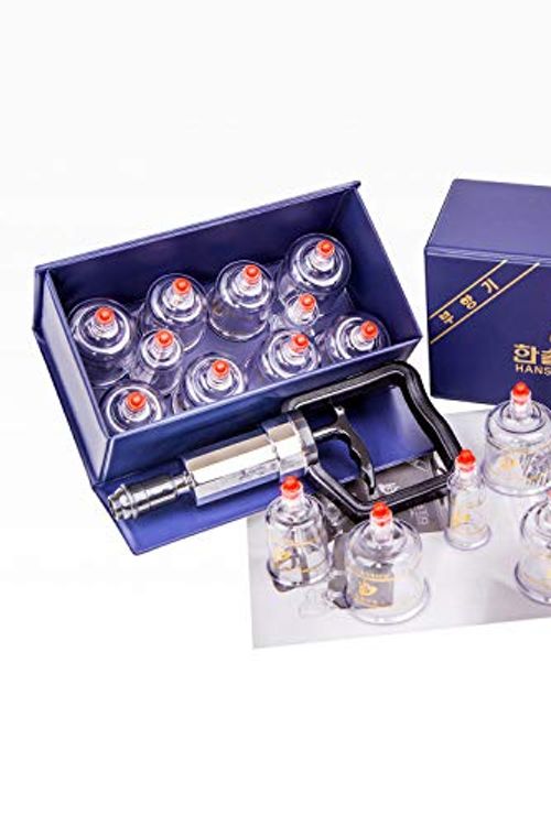 Cover Art for 0888429135967, Hansol Professional Cupping Therapy Equipment Set with pumping handle 10 Cups & English Manual (Made in Korea by Hansol Medical Equipment
