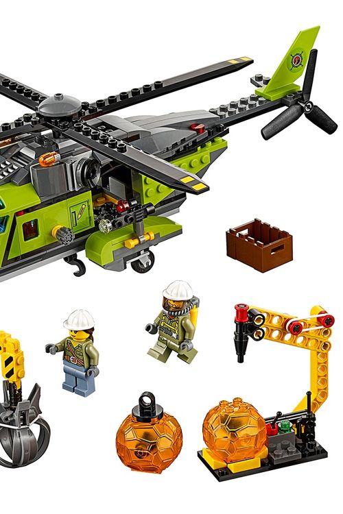 Cover Art for 0673419249942, Volcano Supply Helicopter Set 60123 by LEGO