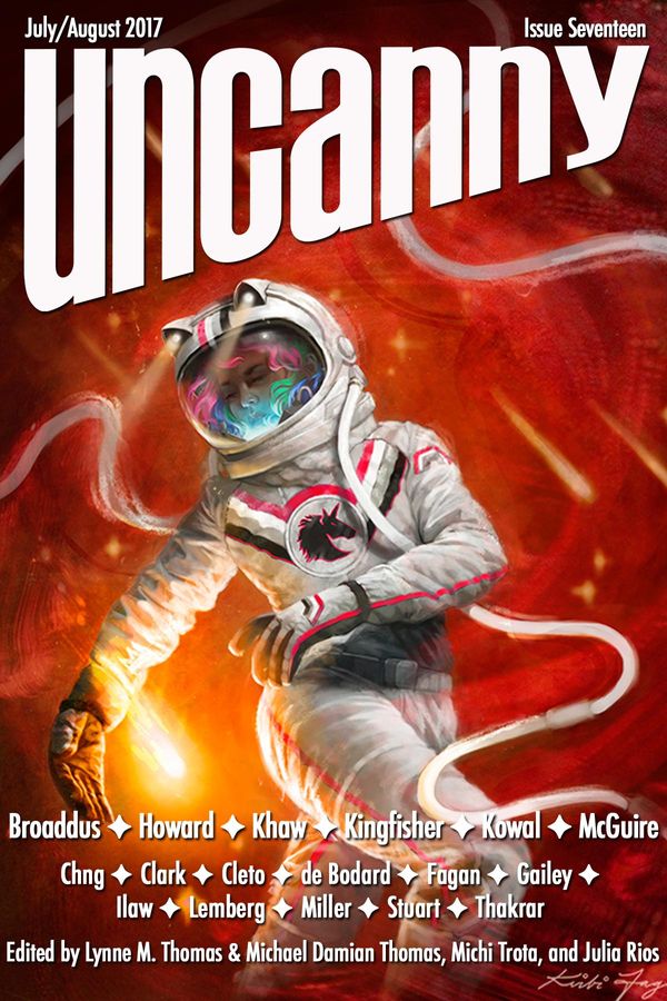 Cover Art for 1230001733426, Uncanny Magazine Issue 17 by Lynne M. Thomas