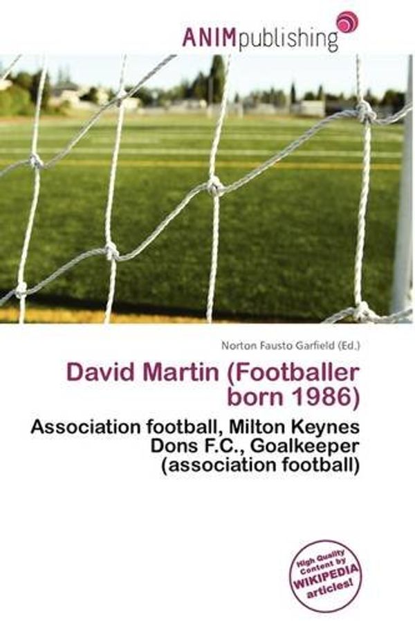 Cover Art for 9786134962650, David Martin (Footballer Born 1986) by Norton Fausto Garfield