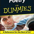 Cover Art for 9781118056035, Poetry for Dummies by The Poetry Center, John Timpane, Maureen Watts