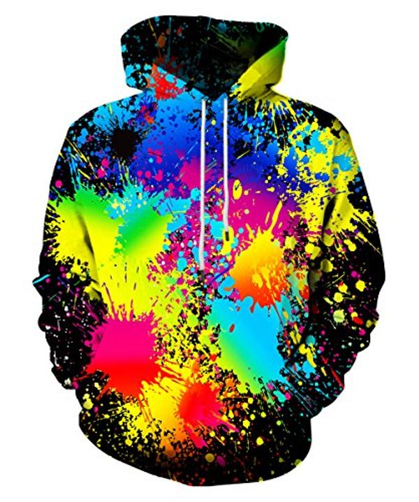 Cover Art for B07GPTFVG1, EOWJEED 3D Hoodie Pullover Unisex Sweatshirt Unisex Hoody XX-Large by 