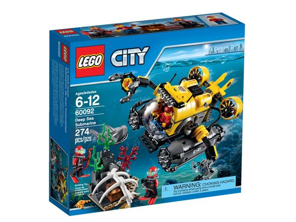 Cover Art for 5702015350631, Deep Sea Submarine Set 60092 by LEGO