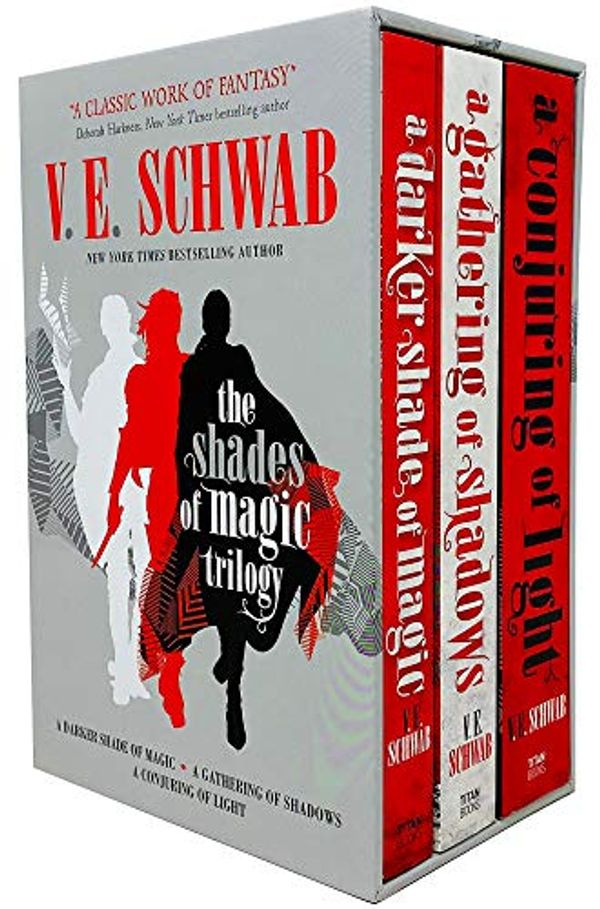 Cover Art for 9789124086909, Shades of Magic Trilogy Series 3 Books Collection Box Set by V. E. Schwab (Darker Shade of Magic, Gathering of Shadows & Conjuring of Light ) by V. E. Schwab