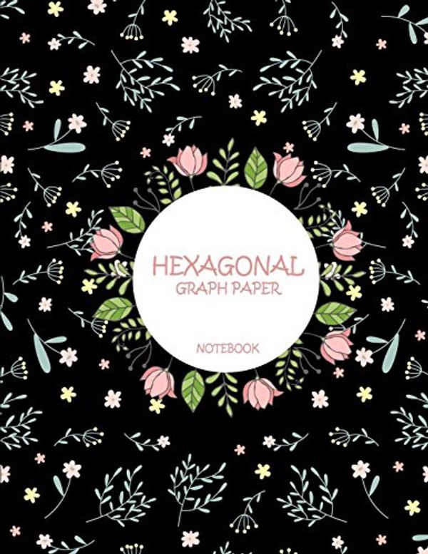 Cover Art for 9781720776048, Hexagonal Graph Paper Notebook: Black, 1/4 inch Hexagons Graph Paper Notebooks Large Print 8.5" x 11" Game Boards Paper, Math Activities and Coloring Patterns by Hex Book, Sky