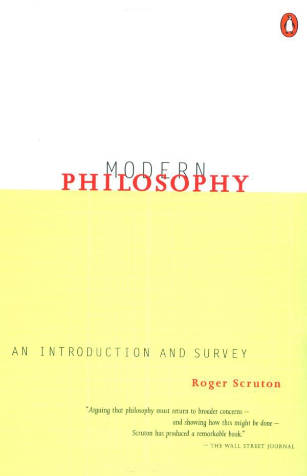 Cover Art for 9780140249071, Modern Philosophy by Roger Scruton