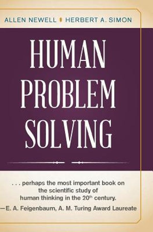 Cover Art for 9781635617924, Human Problem Solving by Allen Newell, Herbert A. Simon