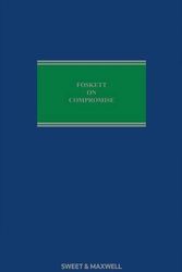 Cover Art for 9780414051331, The Foskett on Compromise by David Foskett
