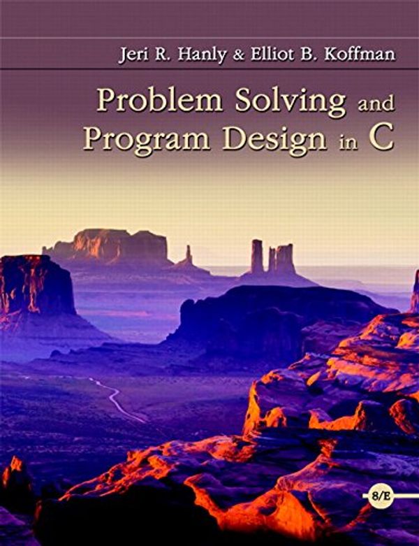 Cover Art for 9780134014890, Problem Solving and Program Design in C by Jeri Hanly, Elliot Koffman