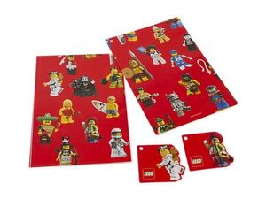 Cover Art for 0673419157063, Minifigure Wrapping Paper Set 853240 by Lego
