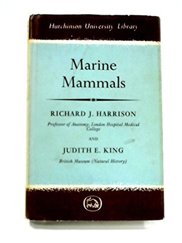 Cover Art for B0010XHTM8, Marine Mammals by Richard J & King Harison