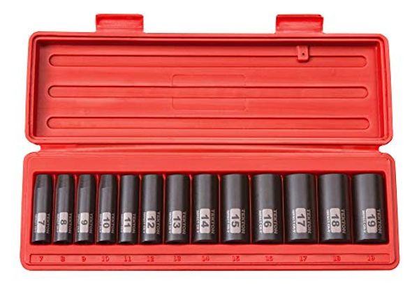 Cover Art for 0020209479261, TEKTON 3/8-Inch Drive Deep Impact Socket Set Metric Cr-V 12-Point 7 mm - 19 mm 13-Sockets | 47926 by Unbranded