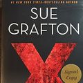 Cover Art for 9780147541895, X (Signed Copy) by Sue Grafton