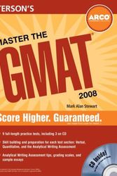 Cover Art for 9780768924480, Arco Master the GMAT with CDROM by Mark Alan Stewart