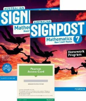 Cover Art for 9781486090105, Australian Signpost Mathematics New South Wales 7 Student Book/Homework Program/eBook 3.0 Combo Pack... by Alan McSeveny, Rob Conway, Steve Wilkes
