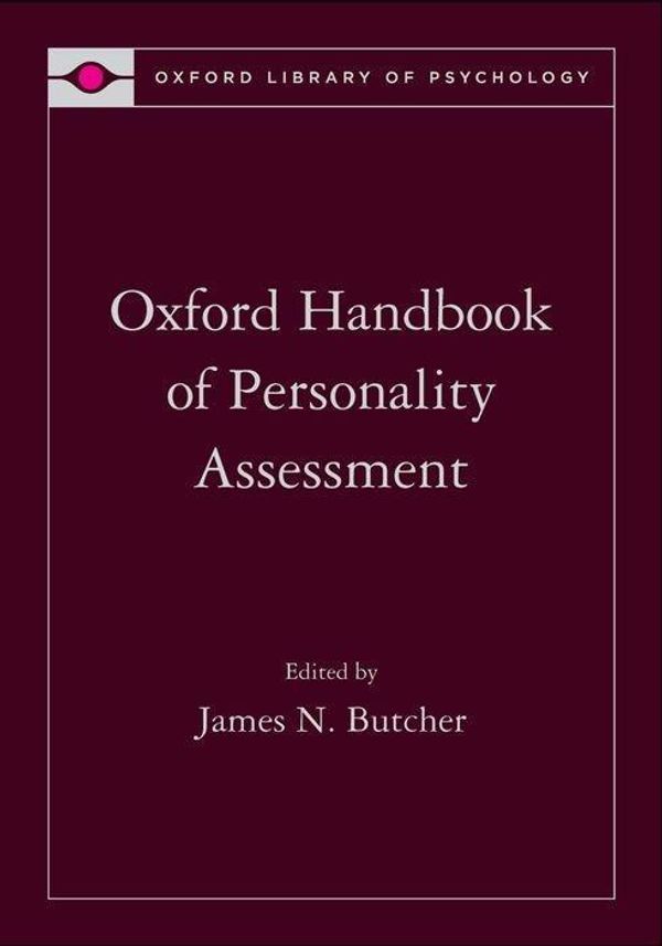 Cover Art for 9780195366877, Oxford Handbook of Personality Assessment by James N. Butcher