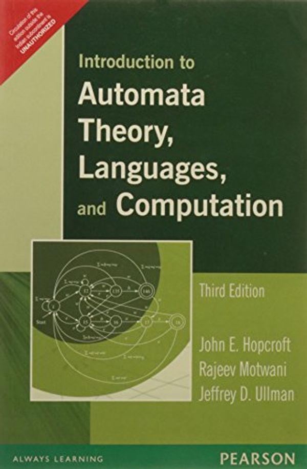 Cover Art for 9788131720479, Introduction to Automata Theory, Languages, and Computation by John E. Hopcroft