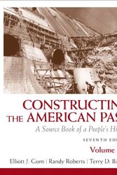 Cover Art for 9780205773633, Constructing the American Past: v. 2 by Elliott Gorn