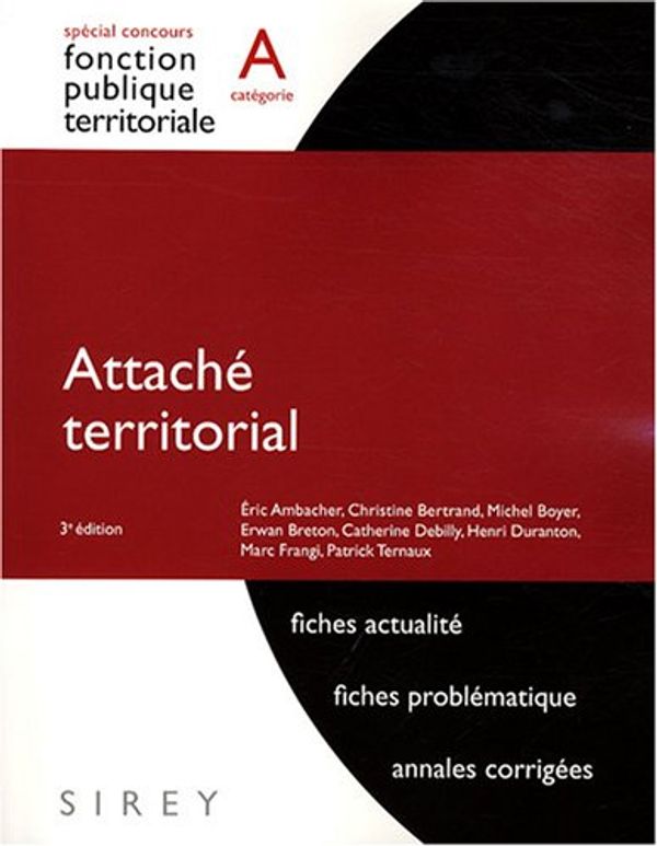 Cover Art for 9782247080939, AttachÃ© territorial (French Edition) by Ambacher, Eric