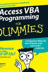 Cover Art for 9780764574115, Access VBA Programming For Dummies by Alan Simpson