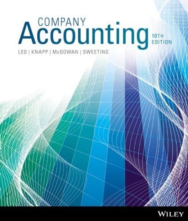 Cover Art for B01FKUG04Y, Company Accounting by Ken J. Leo (2014-07-14) by Ken J. Leo Jeffrey Knapp Susan McGowan John Sweeting