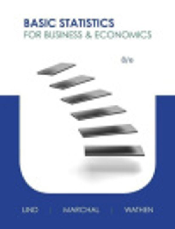 Cover Art for 9780077416836, Basic Statistics for Business & Economics by Lind, Douglas A., Marchal, William G, Wathen, Samuel A.