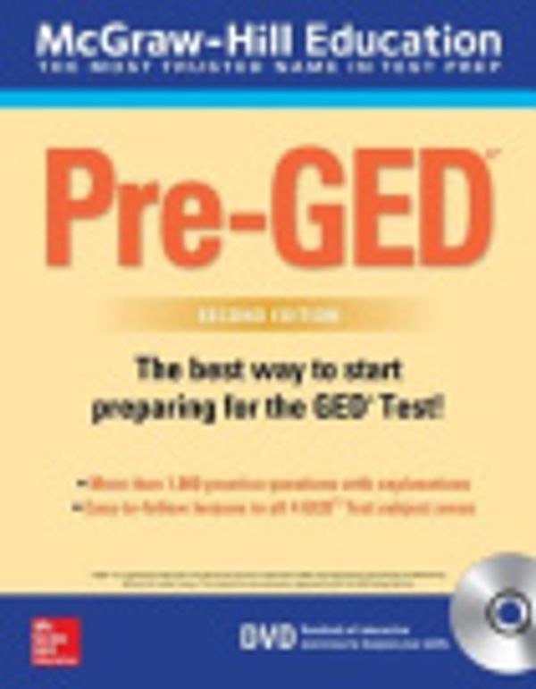 Cover Art for 9781260118162, McGraw-Hill Education Pre-GED with Downloadable Tests, Second Edition by McGraw-Hill Education