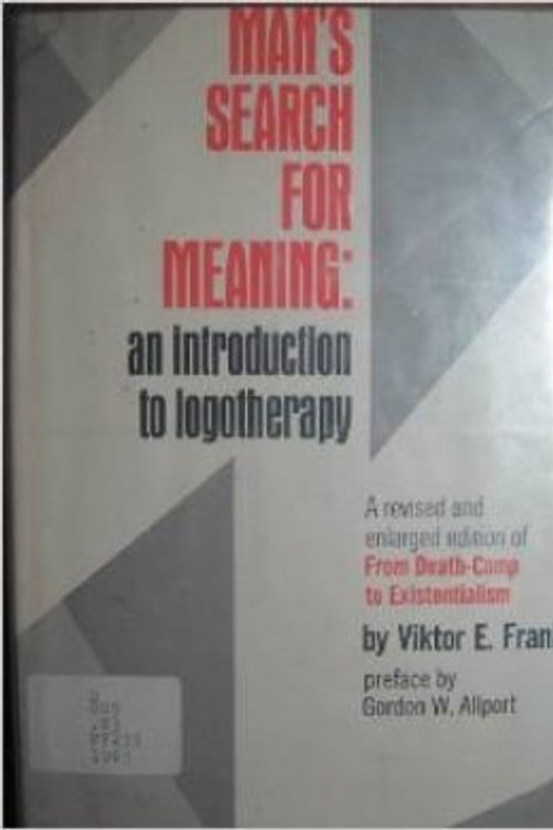 Cover Art for 9780807029749, Man's Search for Meaning by Viktor E. Frankl
