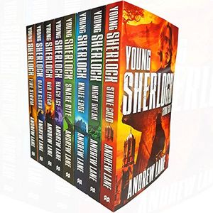 Cover Art for 9789123629572, young sherlock holmes collection 8 books set by andrew lane (knife edge, death cloud, red leech, black ice, fire storm, snake bite, night break, stone cold) by Andrew Lane