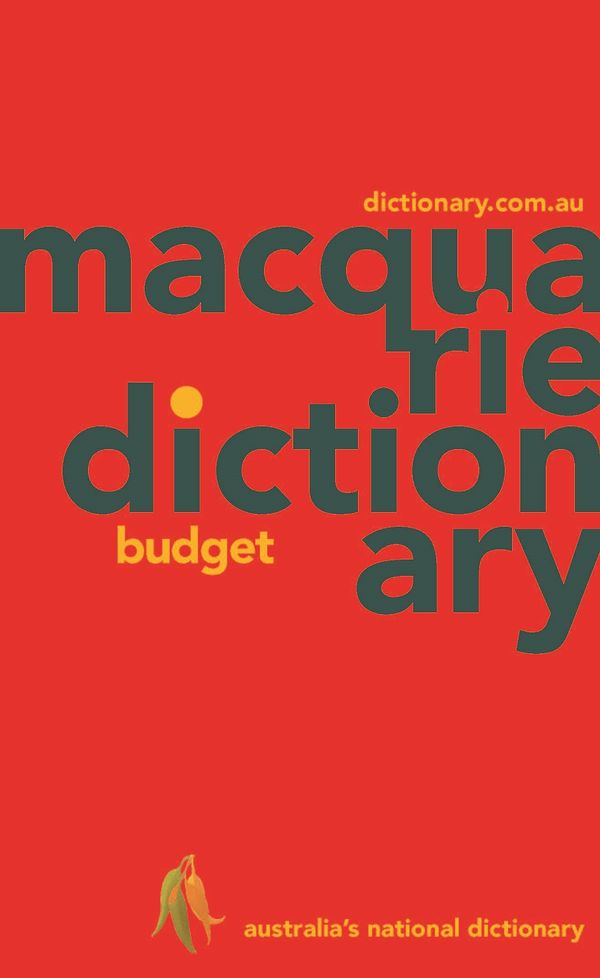 Cover Art for 9781742619910, Macquarie Budget Dictionary by Dictionary Macquarie