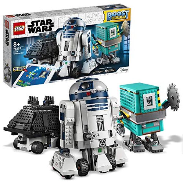 Cover Art for 5702016668858, LEGO 75253 Star Wars Boost Droid Commander 3 Toys in 1 Set incl. R2-D2, App Controlled Programmable Interactive Bluetooth Hub, Colour/Distance Sensor and Motor, Robotics Coding Kits for Kids by Unknown