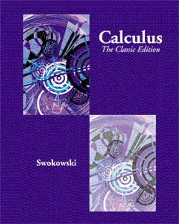 Cover Art for 9780534924928, Calculus with Analytic Geometry by Earl W.Swokowski