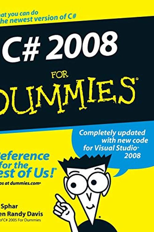 Cover Art for 9780470191095, C# 2008 for Dummies by Davis, Stephen R., Sphar, Chuck