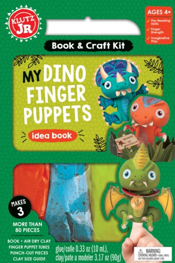 Cover Art for 9781338355284, My Dino Finger Puppets Book & Craft Kit by Editors Of Klutz,