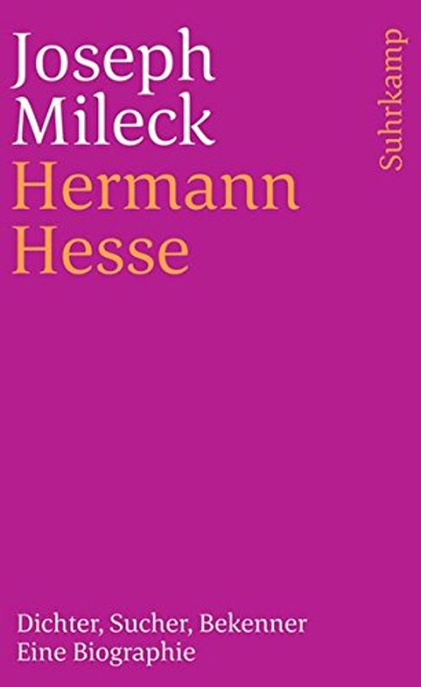 Cover Art for 9783518378571, Hermann Hesse. by Joseph Mileck