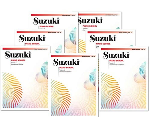 Cover Art for B07VZNJ1FF, Suzuki Piano School New International Edition Piano Books Complete Set (7 Books) - Volume 1, Volume 2, Volume 3, Volume 4, Volume 5, Volume 6, Volume 7 by Suzuki Piano School