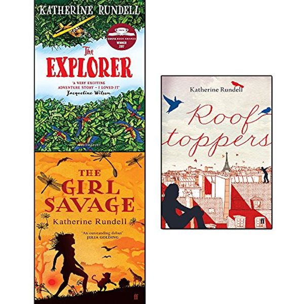 Cover Art for 9789123648900, the explorer, the girl savage and rooftoppers 3 books collection set by katherine rundell by Katherine Rundell