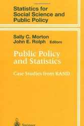 Cover Art for 9780387987774, Public Policy and Statistics by Sally C. Morton