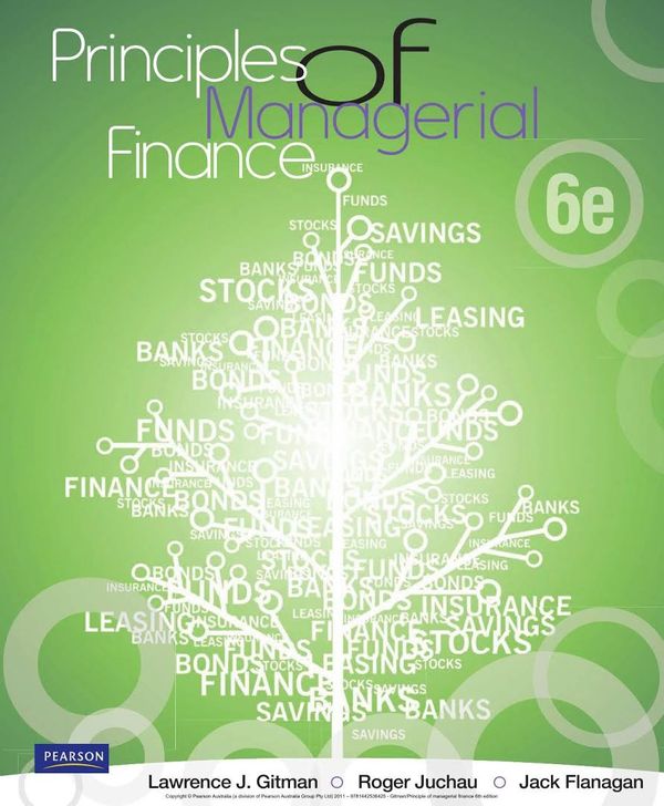 Cover Art for 9781442518193, Principles of Managerial Finance 6ED by Lawrence Gitman, Roger Juchau, Jack Flanagan, Chad J. Zutter