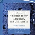 Cover Art for 9780321514486, Introduction to Automata Theory, Languages and Computation by John E. Hopcroft