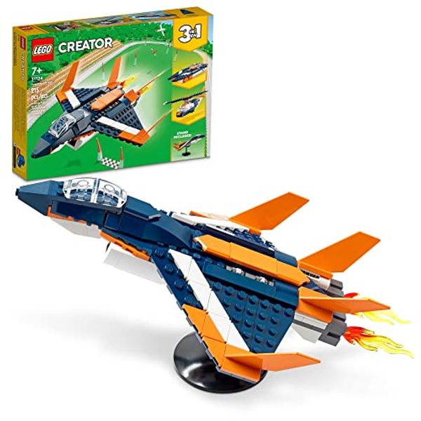 Cover Art for 0673419352055, LEGO Creator 3in1 Supersonic-Jet 31126 Building Kit; Build a Jet Plane and Rebuild It into a Helicopter or a Speed Boat Toy; A Creative Gift for Passionate Fans Aged 7+ (215 Pieces) by Unknown