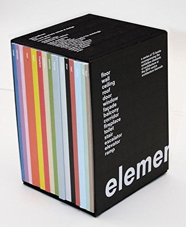 Cover Art for 8601416834962, Elements: Written by Rem Koolhaas, 2014 Edition, (Box) Publisher: Marsilio [Paperback] by Rem Koolhaas